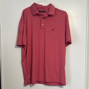 Nautica Men's Polo in Vibrant Red